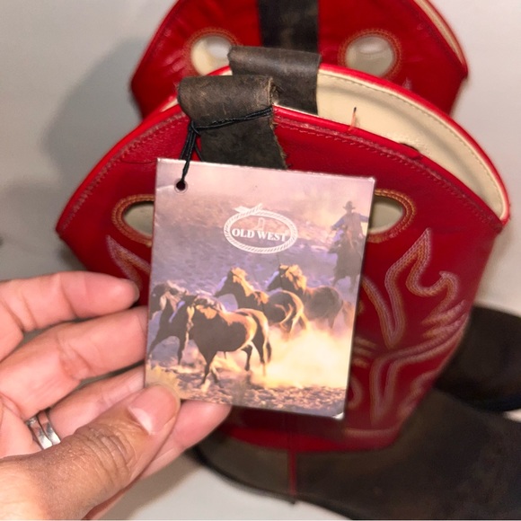 NEW Old West Roper Boots Leather Size 070 Women's CCY2514G - Picture 2 of 5